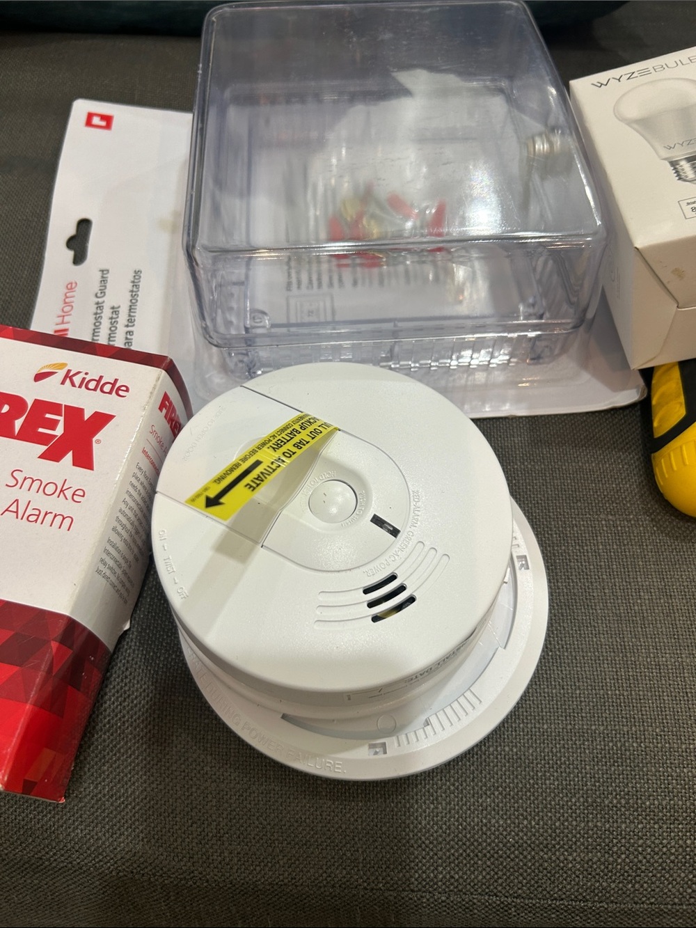 Kidde White Smoke & Carbon Monoxide Alarm - Dual Sensor, Battery Backup